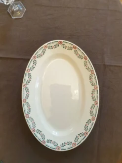 Plat de service ovale Terre de Fer