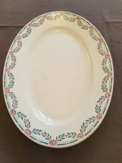 Plat de service ovale Terre de Fer