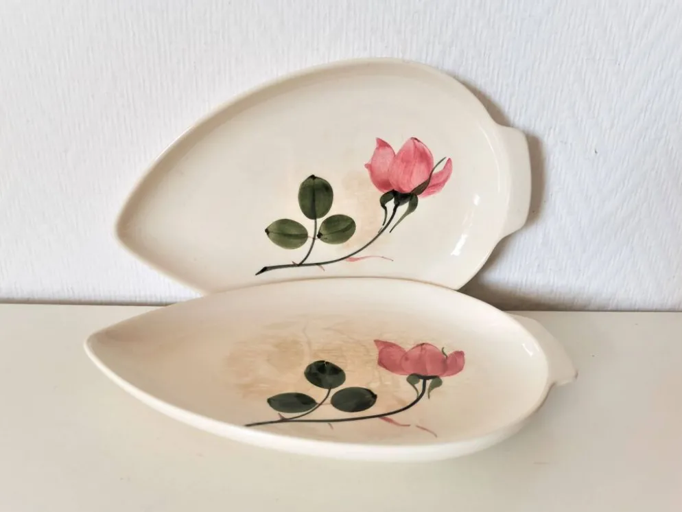 Plat de service , ravier Villeroy et boch forme de feuille