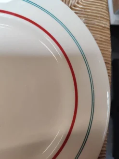 Plat de service rond 28cm Moulin des Loups modèle Stanislas