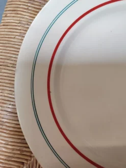 Plat de service rond 28cm Moulin des Loups modèle Stanislas