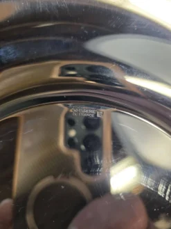 Plat de service rond en métal argenté – Orfèvrerie de France