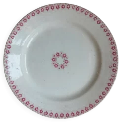 Plat de service terre de fer Hippolyte Boulenger & Cie Choisy-le-Roi