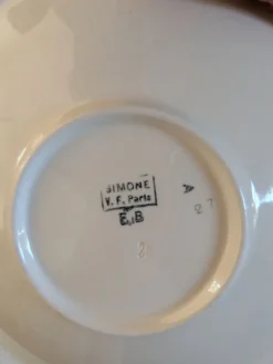 Plat de service V.F Paris