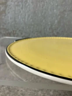 Plat de service Villeroy & Boch Jaune et noir Années 50