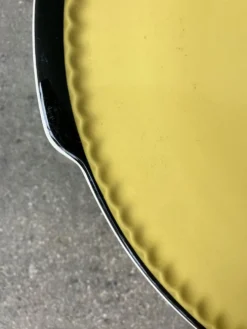 Plat de service Villeroy & Boch Jaune et noir Années 50