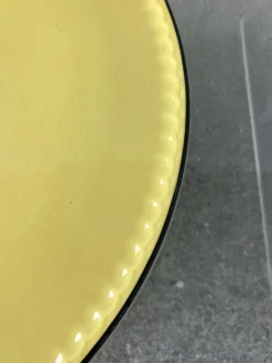Plat de service Villeroy & Boch Jaune et noir Années 50