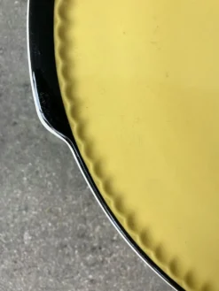 Plat de service Villeroy & Boch Jaune et noir Années 50