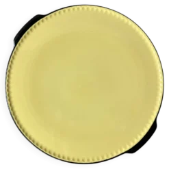 Plat de service Villeroy & Boch Jaune et noir Années 50