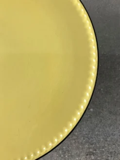 Plat de service Villeroy & Boch Jaune et noir Années 50