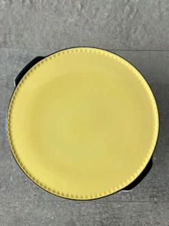 Plat de service Villeroy & Boch Jaune et noir Années 50