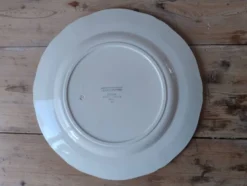 Plat de service vintage en faïence Digoin & Sarreguemines Arromanches