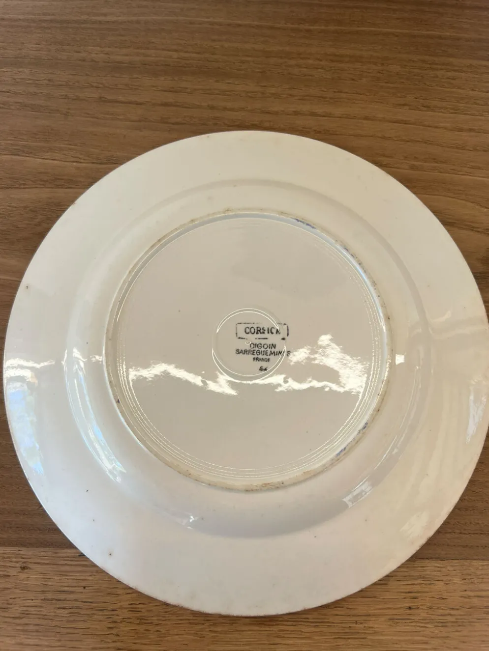 Plat Digoin Sarraguemines - modèle Corsica