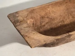 Plateau ancien en bois massif (c.1900) #10