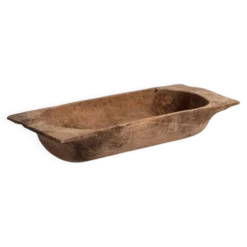 Plateau ancien en bois massif (c.1900) #10