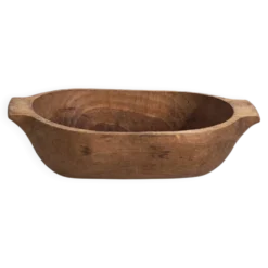Plateau ancien en bois massif (c.1900) #22