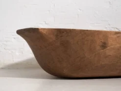 Plateau ancien en bois massif (c.1900) #22