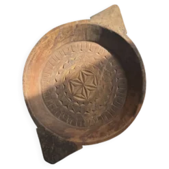 Plateau ancien indien sculpté « Étoile »