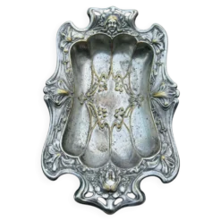 Plateau argenté Art Nouveau Jugendstil XIXe siècle