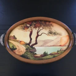 Plateau Art Déco signé