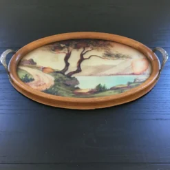Plateau Art Déco signé