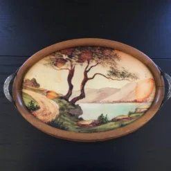 Plateau Art Déco signé