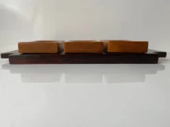 Plateau bois massif apéro /cocktail signé Max Meder