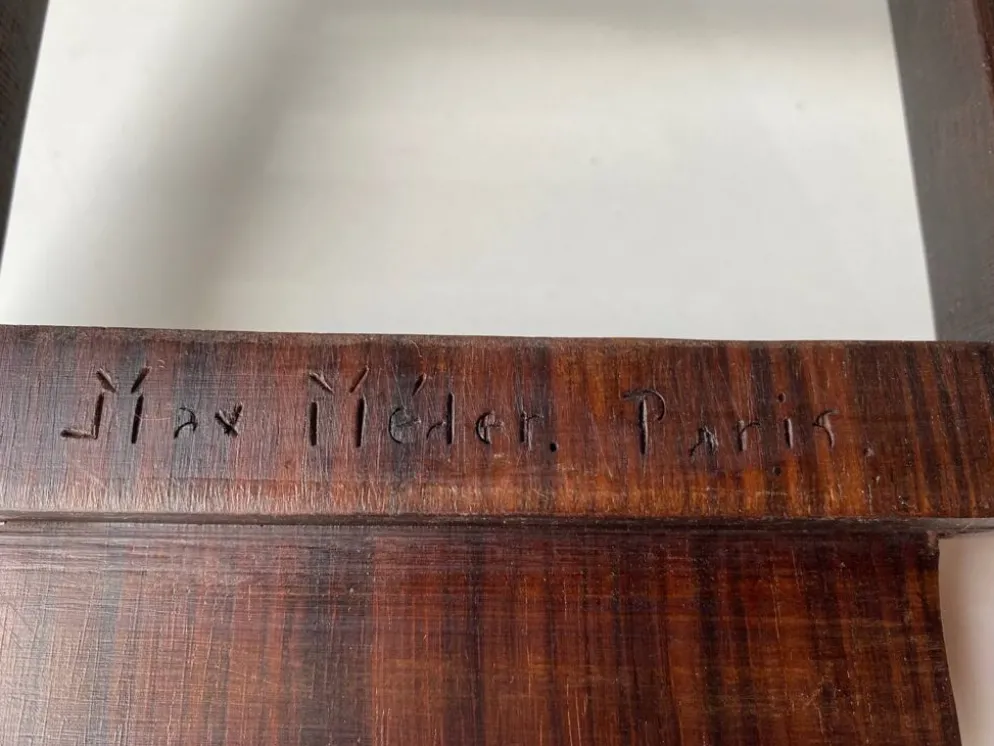 Plateau bois massif apéro /cocktail signé Max Meder