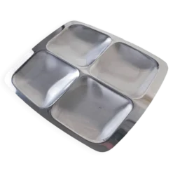 Plateau d'apéritif, design italien, années 1970, fabriqué en Italie