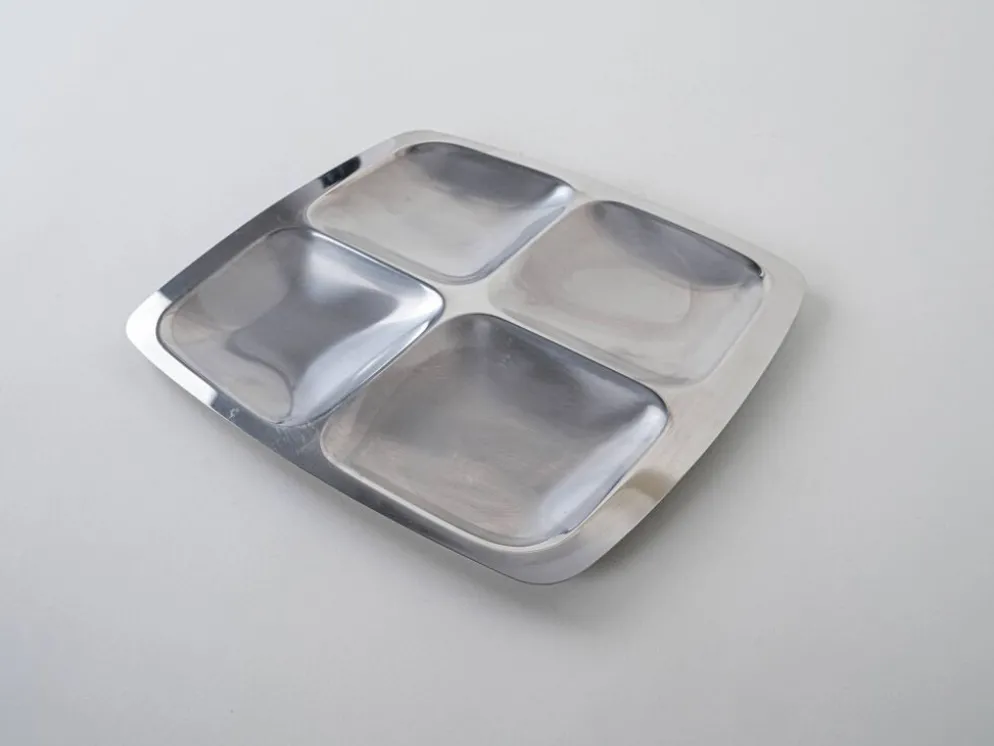Plateau d'apéritif, design italien, années 1970, fabriqué en Italie