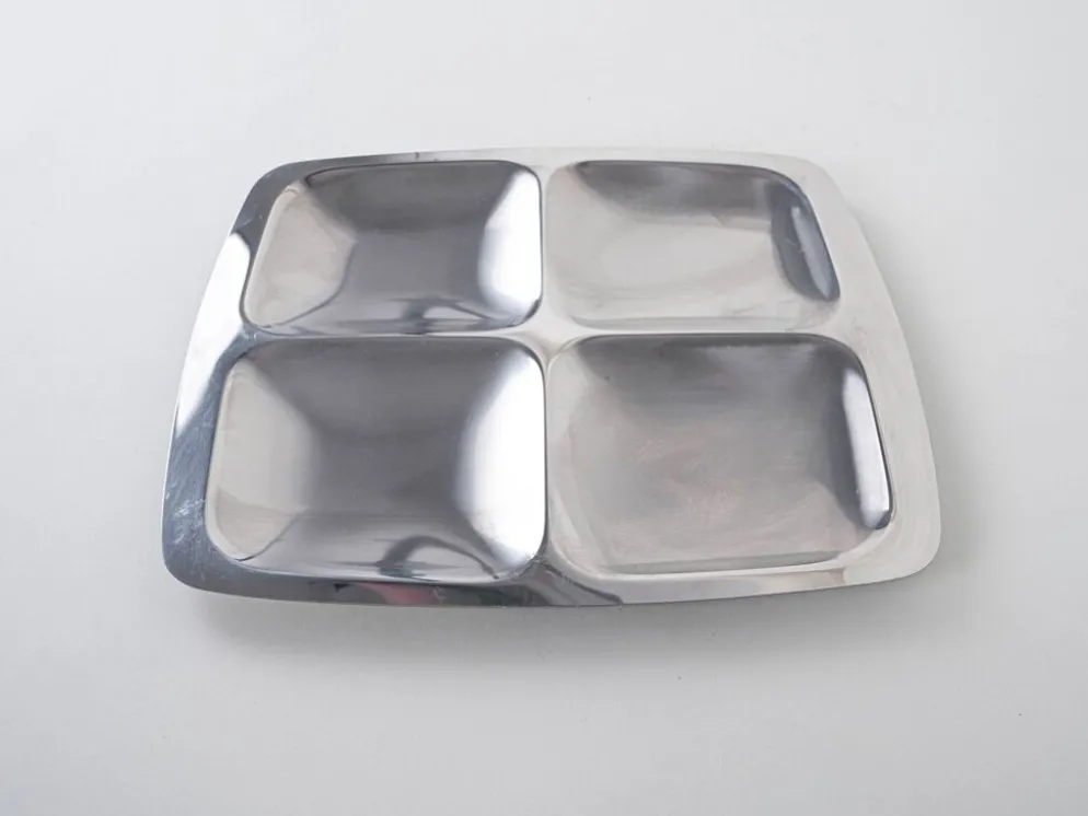 Plateau d'apéritif, design italien, années 1970, fabriqué en Italie