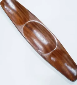 Plateau de console sculpté à la main du milieu du siècle