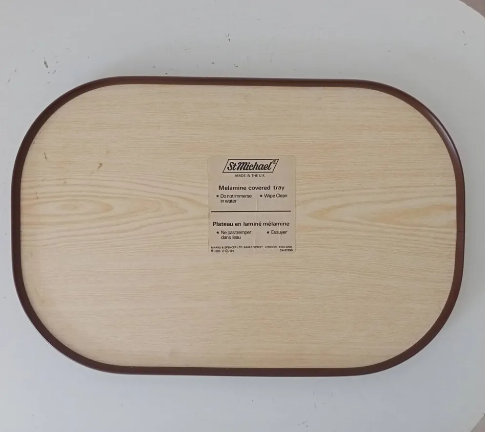 Plateau de service Anglais vintage Marks and Spencer