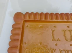 Plateau de service décoratif en résine, années 60