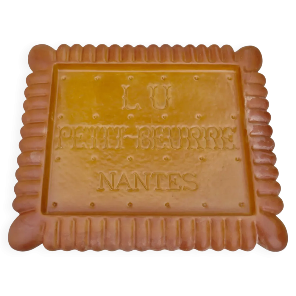Plateau de service décoratif en résine, années 60