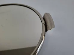 Plateau de service en chrome et miroir Art Déco tchécoslovaque, vers les années 1930.