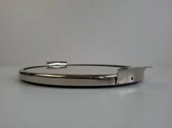 Plateau de service en chrome et miroir Art Déco tchécoslovaque, vers les années 1930.