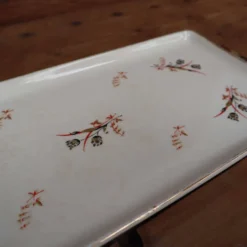 Plateau de service en porcelaine liseré doré Villeroy et Boch