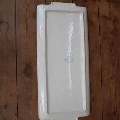 Plateau de service en porcelaine liseré doré Villeroy et Boch