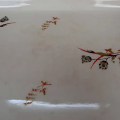 Plateau de service en porcelaine liseré doré Villeroy et Boch
