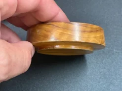Plateau de service, serviteur vintage en bois d'olivier