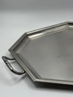 Plateau de service vintage français en métal
