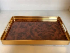 Plateau design Milo Baughman Hollywood Regency Italy