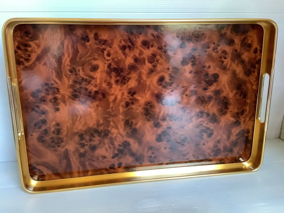 Plateau design Milo Baughman Hollywood Regency Italy
