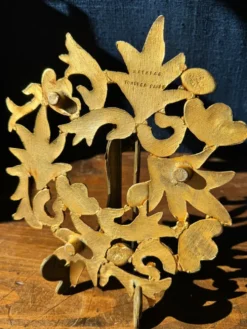 Plateau / Dessous-de-plat bronze, Mathias pour Fondica, 1970's