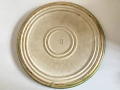 Plateau dessous de plat en terre vernissée de Biot 1960
