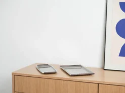 Plateau en acier inoxydable, design danois, années 1970, fabriqué au Danemark