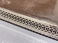 Plateau en argent avec six plats en verre taillé, ensemble de divertissement vintage