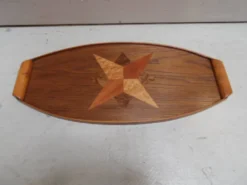 Plateau en bois vintage