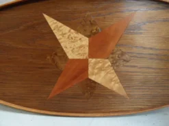 Plateau en bois vintage